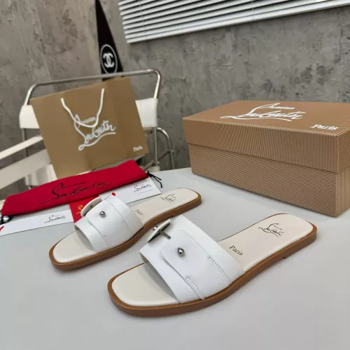 Replica Christian Louboutin CL Slippers For Women #1319688 $92.00 USD for Wholesale