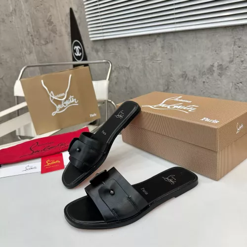 Replica Christian Louboutin CL Slippers For Women #1319696 $92.00 USD for Wholesale