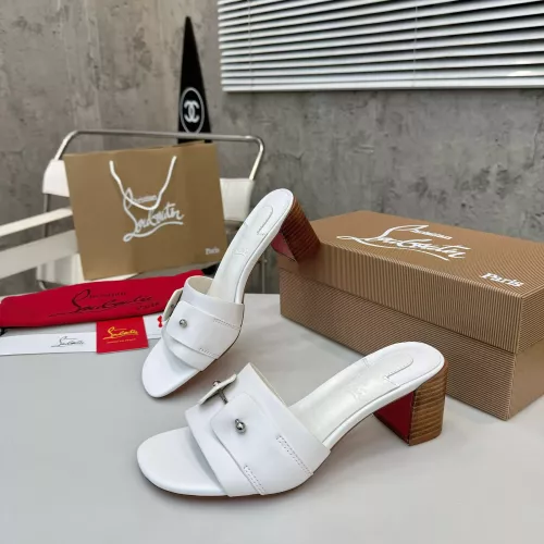 Replica Christian Louboutin CL Slippers For Women #1319698 $96.00 USD for Wholesale