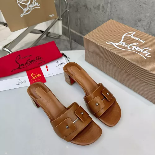 Replica Christian Louboutin CL Slippers For Women #1319701 $96.00 USD for Wholesale
