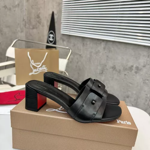 Replica Christian Louboutin CL Slippers For Women #1319704 $96.00 USD for Wholesale