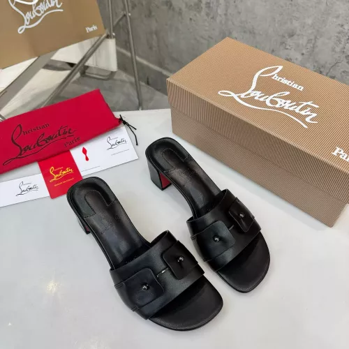 Replica Christian Louboutin CL Slippers For Women #1319704 $96.00 USD for Wholesale