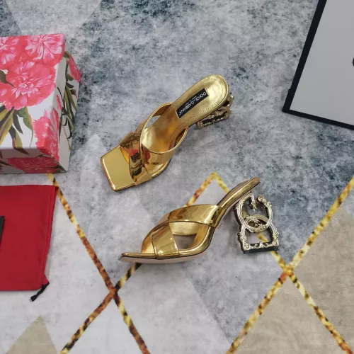 Replica Dolce & Gabbana D&G Slippers For Women #1319821 $128.00 USD for Wholesale
