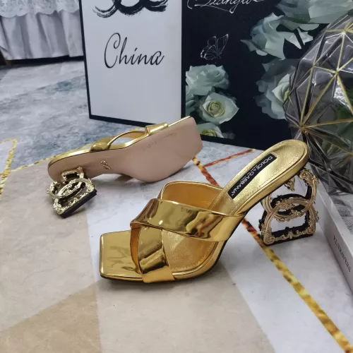Replica Dolce & Gabbana D&G Slippers For Women #1319821 $128.00 USD for Wholesale