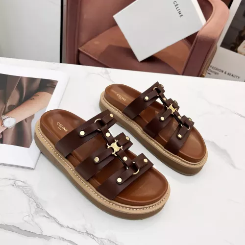Replica Celine Slippers For Women #1319921 $82.00 USD for Wholesale