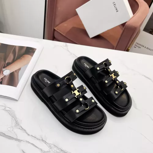 Replica Celine Slippers For Women #1319922 $82.00 USD for Wholesale