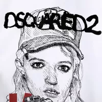 $32.00 USD Dsquared T-Shirts Short Sleeved For Men #1316712