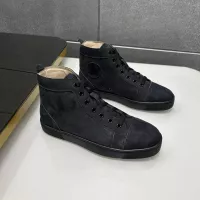 $92.00 USD Christian Louboutin High Top Shoes For Women #1318303