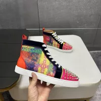 $98.00 USD Christian Louboutin High Top Shoes For Men #1318310
