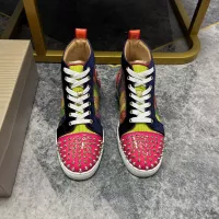 $98.00 USD Christian Louboutin High Top Shoes For Men #1318310