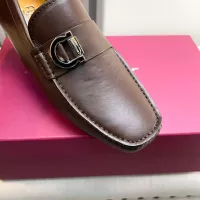 $100.00 USD Salvatore Ferragamo Leather Shoes For Men #1319309