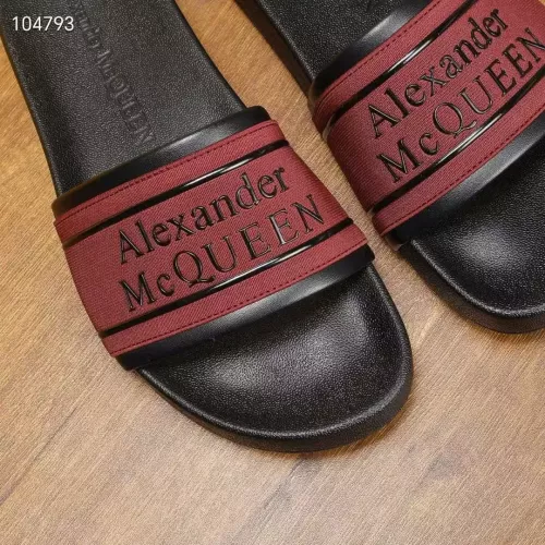 Replica Alexander McQueen Slippers For Men #1320650 $68.00 USD for Wholesale