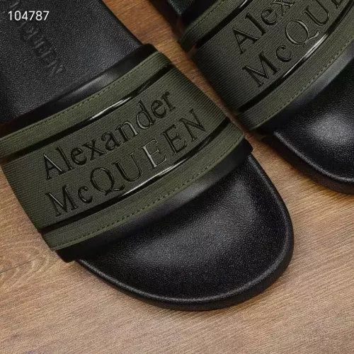 Replica Alexander McQueen Slippers For Men #1320651 $68.00 USD for Wholesale