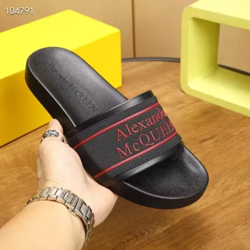 Replica Alexander McQueen Slippers For Men #1320652 $68.00 USD for Wholesale