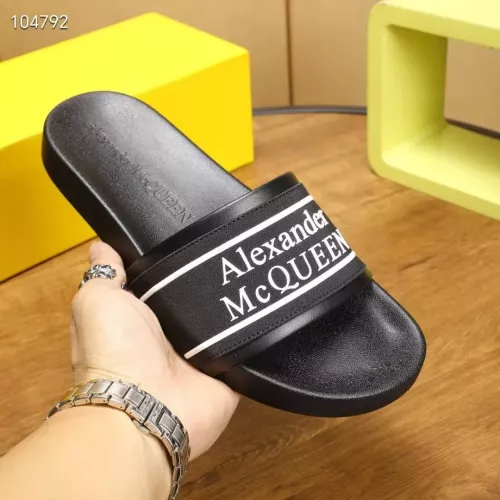 Replica Alexander McQueen Slippers For Men #1320654 $68.00 USD for Wholesale