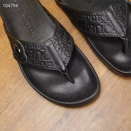 Replica Alexander McQueen Slippers For Men #1320657 $68.00 USD for Wholesale