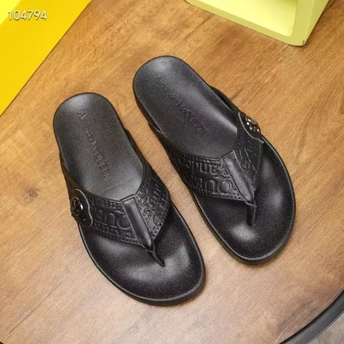 Replica Alexander McQueen Slippers For Men #1320657 $68.00 USD for Wholesale