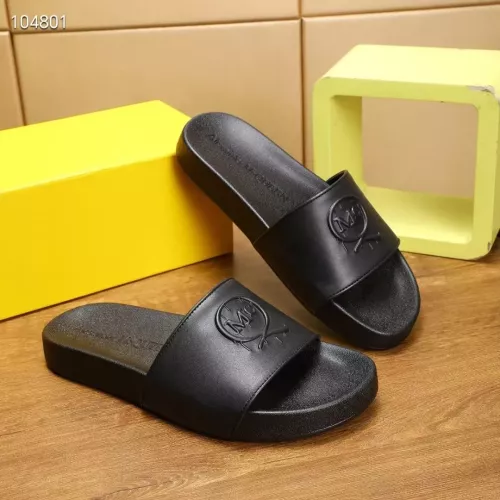 Replica Alexander McQueen Slippers For Men #1320659 $68.00 USD for Wholesale