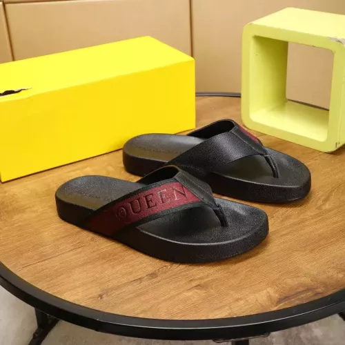 Replica Alexander McQueen Slippers For Men #1320661 $68.00 USD for Wholesale