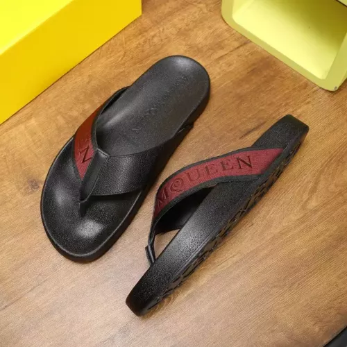 Replica Alexander McQueen Slippers For Men #1320661 $68.00 USD for Wholesale