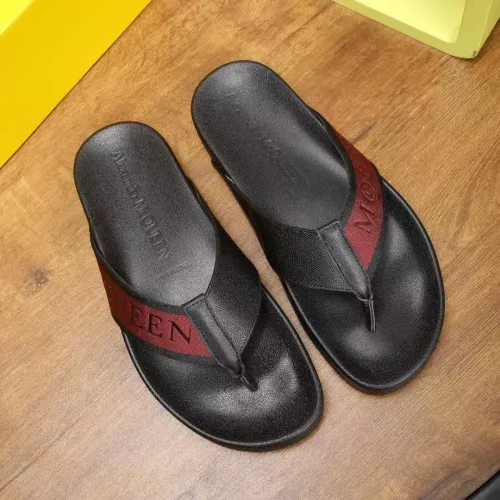 Replica Alexander McQueen Slippers For Men #1320661 $68.00 USD for Wholesale