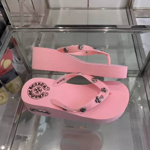 Replica Chrome Hearts Slippers For Women #1320689 $64.00 USD for Wholesale