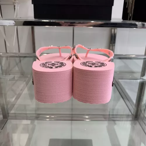 Replica Chrome Hearts Slippers For Women #1320689 $64.00 USD for Wholesale