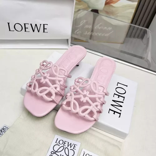 Replica LOEWE Slippers For Women #1320693 $85.00 USD for Wholesale