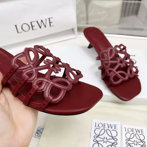 Replica LOEWE Slippers For Women #1320696 $85.00 USD for Wholesale