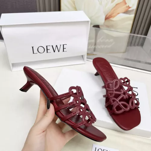 Replica LOEWE Slippers For Women #1320696 $85.00 USD for Wholesale