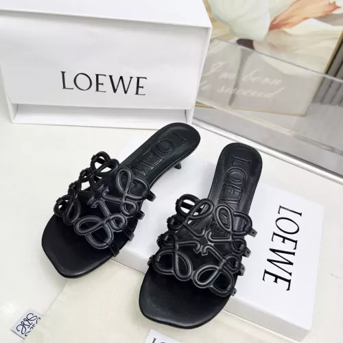 Replica LOEWE Slippers For Women #1320698 $85.00 USD for Wholesale