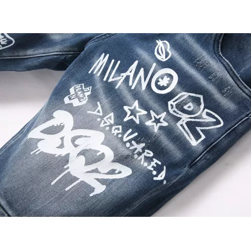 Replica Dsquared Jeans For Men #1321317 $42.00 USD for Wholesale