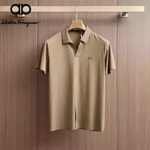 Salvatore Ferragamo Shirts Short Sleeved For Men #1321381