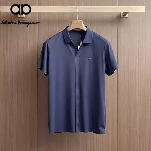 Salvatore Ferragamo Shirts Short Sleeved For Men #1321382
