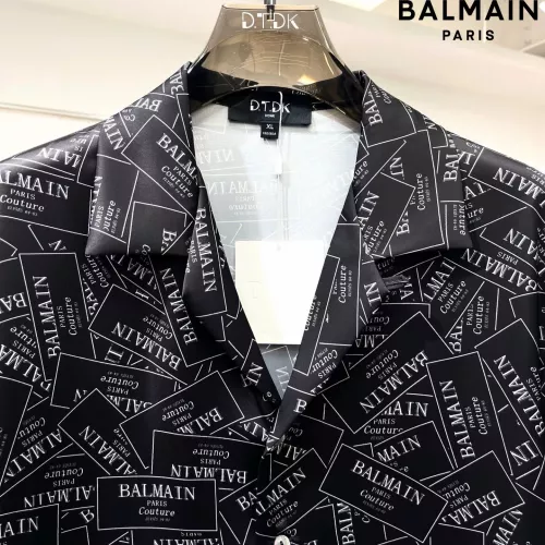 Replica Balmain Tracksuits Short Sleeved For Men #1321432 $76.00 USD for Wholesale