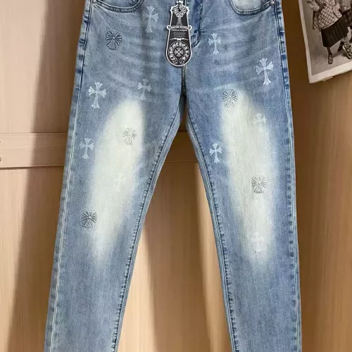 Replica Chrome Hearts Jeans For Men #1321987 $48.00 USD for Wholesale