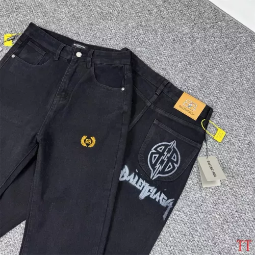 Replica Balenciaga Jeans For Men #1323050 $60.00 USD for Wholesale