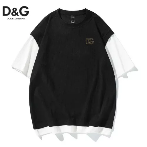 Replica Dolce & Gabbana D&G Tracksuits Short Sleeved For Men #1323653 $48.00 USD for Wholesale