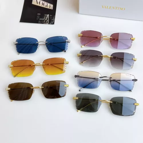 Replica Valentino AAA Quality Sunglasses #1324171 $60.00 USD for Wholesale