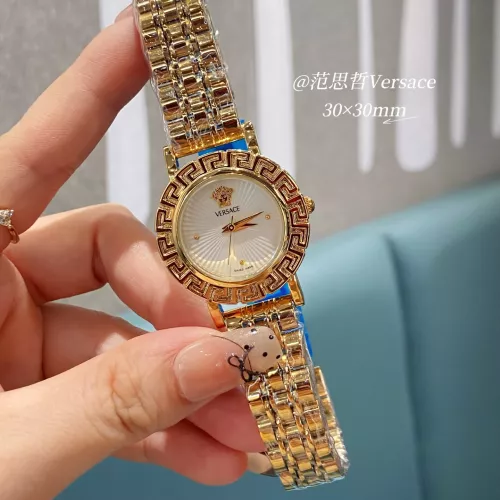 Replica Versace Watches In Gold #1327573, $29.00 USD, [ITEM#1327573], Replica Versace Watches outlet from China