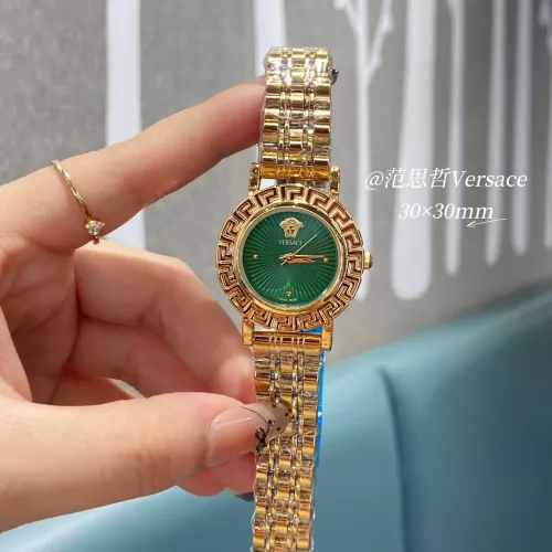 Replica Versace Watches In Gold #1327575, $29.00 USD, [ITEM#1327575], Replica Versace Watches outlet from China