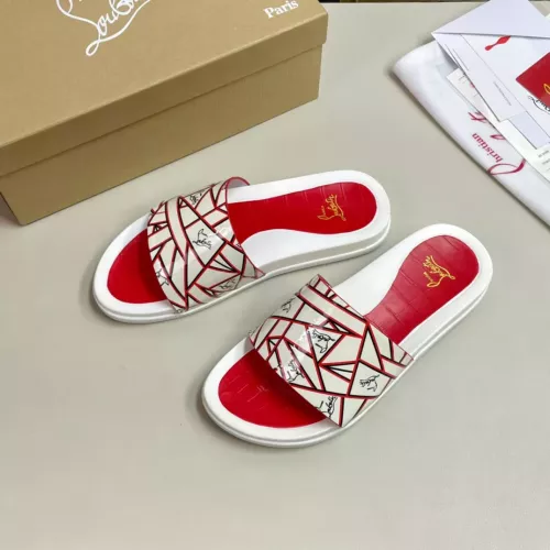 Replica Christian Louboutin CL Slippers For Men #1329716, $52.00 USD, [ITEM#1329716], Replica Christian Louboutin CL Slippers outlet from China