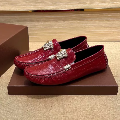 Replica Versace Leather Shoes For Men #1330113, $72.00 USD, [ITEM#1330113], Replica Versace Leather Shoes outlet from China