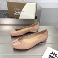 $102.00 USD Christian Louboutin Flat Shoes For Women #1320239