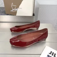 $102.00 USD Christian Louboutin Flat Shoes For Women #1320240