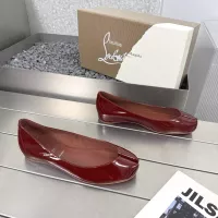 $102.00 USD Christian Louboutin Flat Shoes For Women #1320240