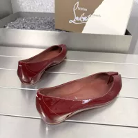 $102.00 USD Christian Louboutin Flat Shoes For Women #1320240