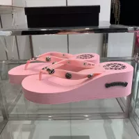 $64.00 USD Chrome Hearts Slippers For Women #1320689