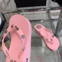 $64.00 USD Chrome Hearts Slippers For Women #1320689