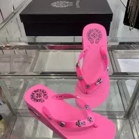 $64.00 USD Chrome Hearts Slippers For Women #1320690